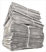 newspaper stack